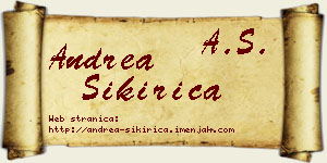 Andrea Sikirica vizit kartica